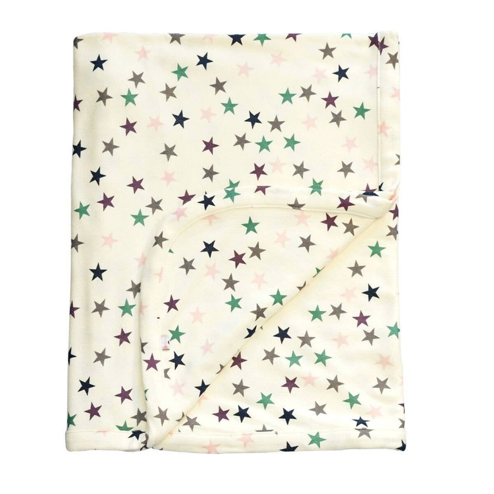 BABY SOY STAR PATTERNED BABY BLANKET